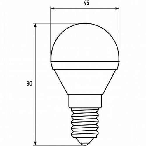 Светодиодная лампа EUROLAMP G45-5W-E14-3000K 3 шт. (LED-G45-05143(P)(3)) Тип цоколя (патрона) E14