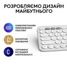 Клавиатура LOGITECH Pebble Keys 2 K380s White (L920-011852)