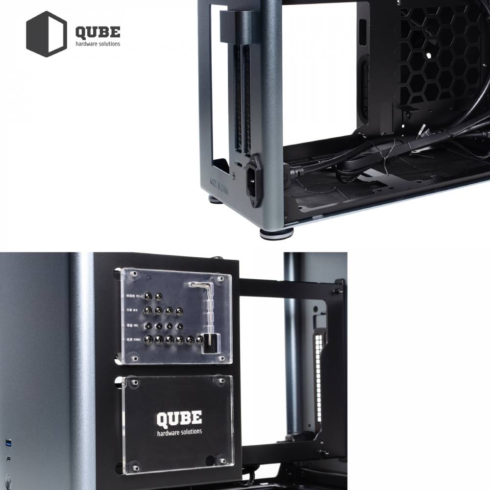 В Україні Корпус QUBE A4 Gray (QBA4I_WGNU3)