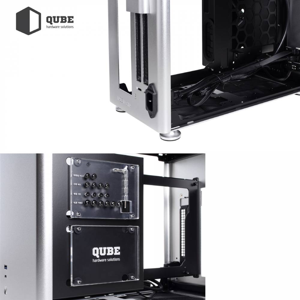 В Украине Корпус QUBE A4 Silver (QBA4I_WSNU3)