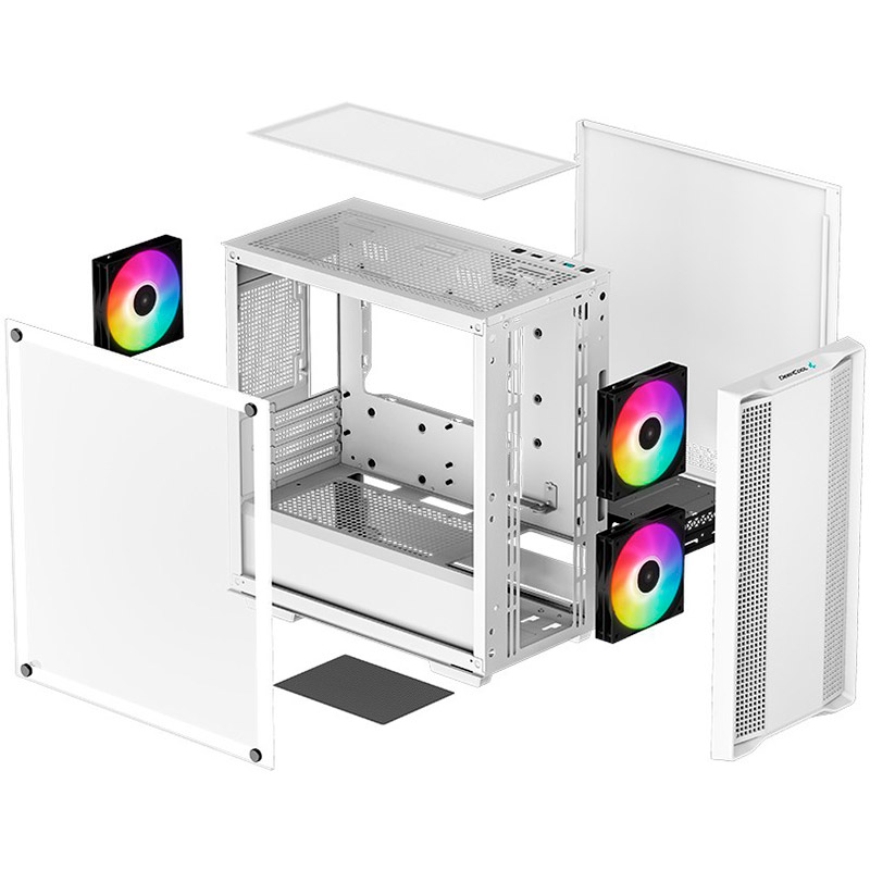 В интернет магазине Корпус DEEPCOOL CC360 WH ARGB (R-CC360-WHAPM3-G-1)