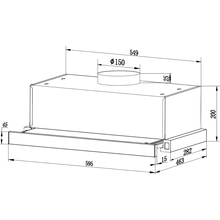 Витяжка INTERLINE DELI WH A/60/2/T