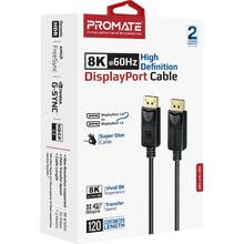 Кабель PROMATE DisplayPort 1.4 1,2 м (dplink-120.black)