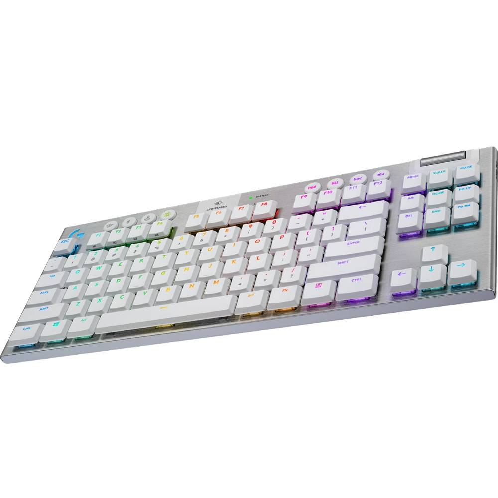 В інтернет магазині Клавіатура Logitech G915 Gaming TKL LIGHTSPEED Wireless RGB White (920-009664)