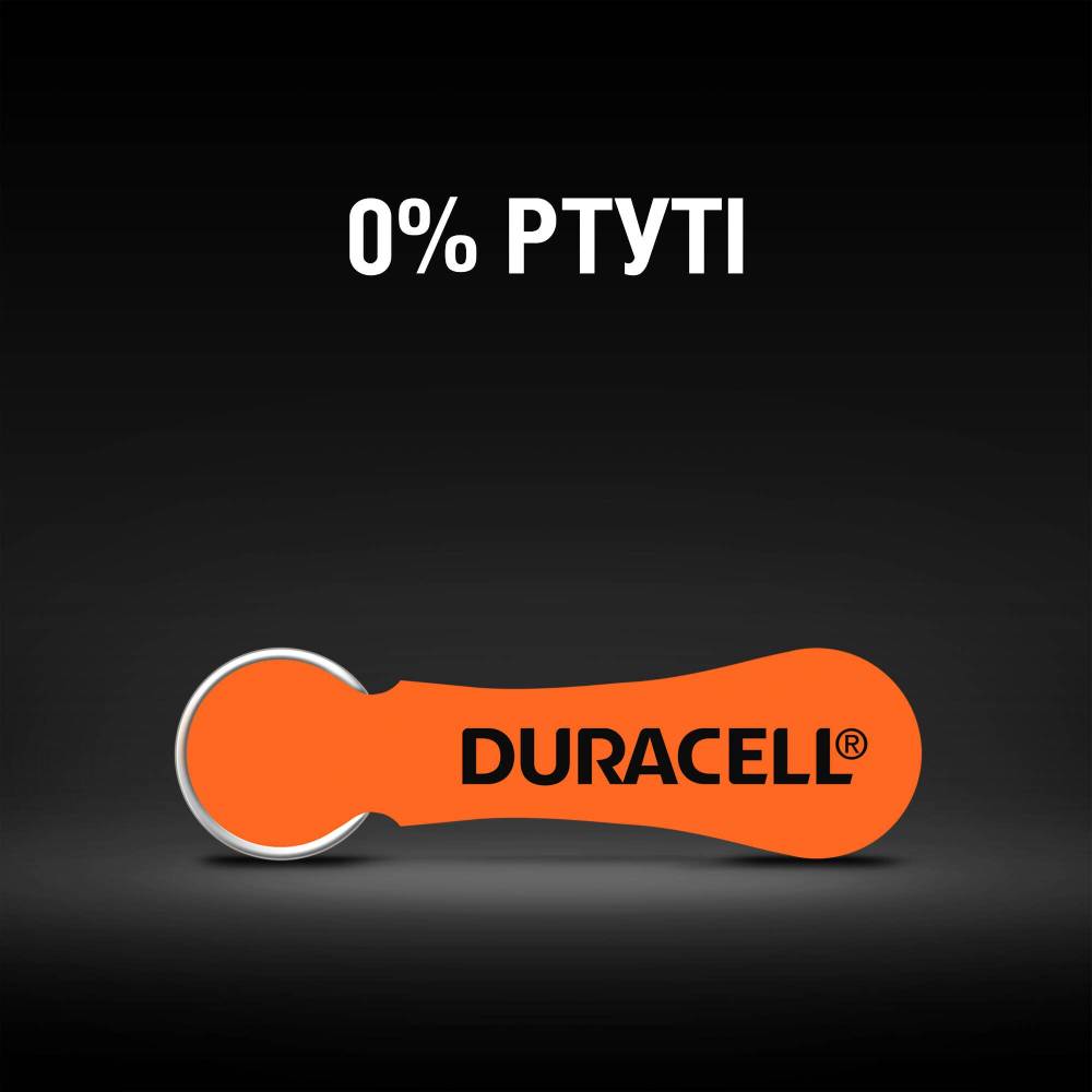 Батарейка DURACELL на 13 уп. 6 шт. (5002989) Вольтаж 1.45