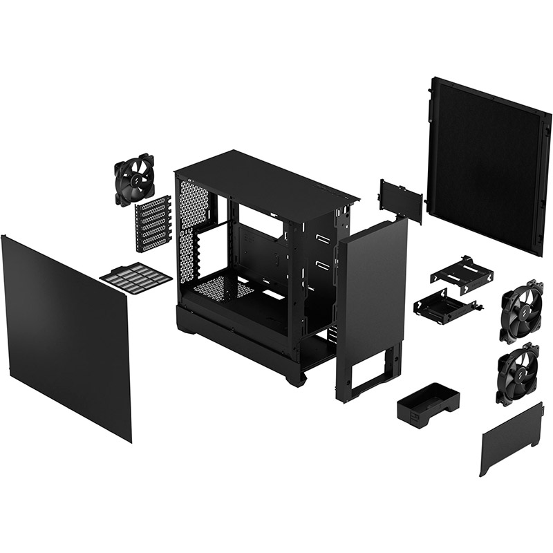 В інтернет магазині Корпус FRACTAL DESIGN Pop Silent Black Solid (FD-C-POS1A-01)