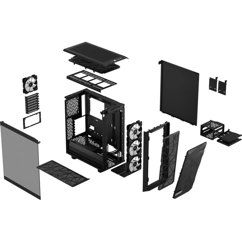 В Фокстрот Корпус Fractal Design Meshify 2 Compact RGB TG (FD-C-MES2C-06)