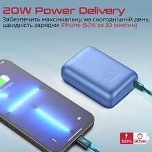 Powerbank PROMATE Acme-PD20 10000mAh Blue (acme-pd20.blue)