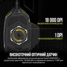 Мышь CORSAIR Nightsword RGB Tunable FPS/MOBA USB Black (CH-9306011-EU)