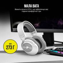 Гарнітура Corsair HS55 Stereo Headset White (CA-9011261-EU)