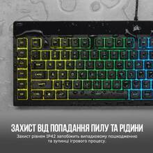 Клавиатура CORSAIR K55 RGB Pro Black (CH-9226765) USB