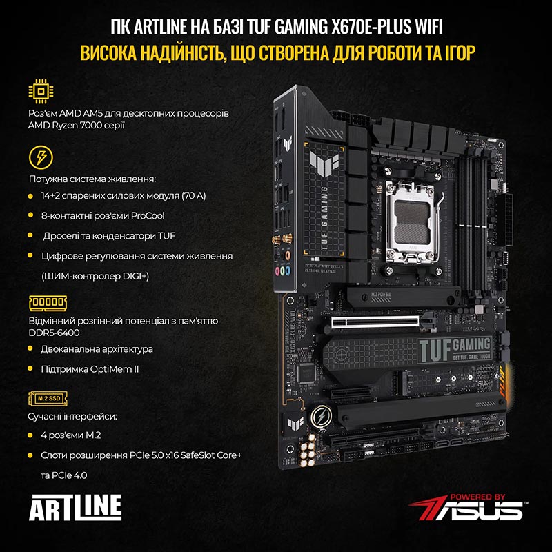 У Фокстрот Комп'ютер ARTLINE Gaming GT502 (GT502v23)