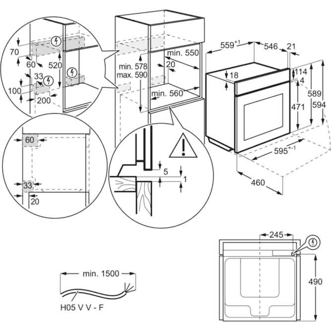 В интернет магазине Духовой шкаф ELECTROLUX EOF5C50BV