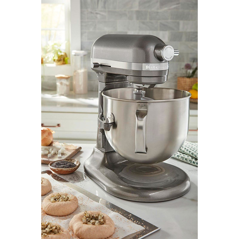 Фото 16 Кухонная машина KITCHENAID Artisan 6.6 л Silver Medallion (5KSM70SHXEMS)