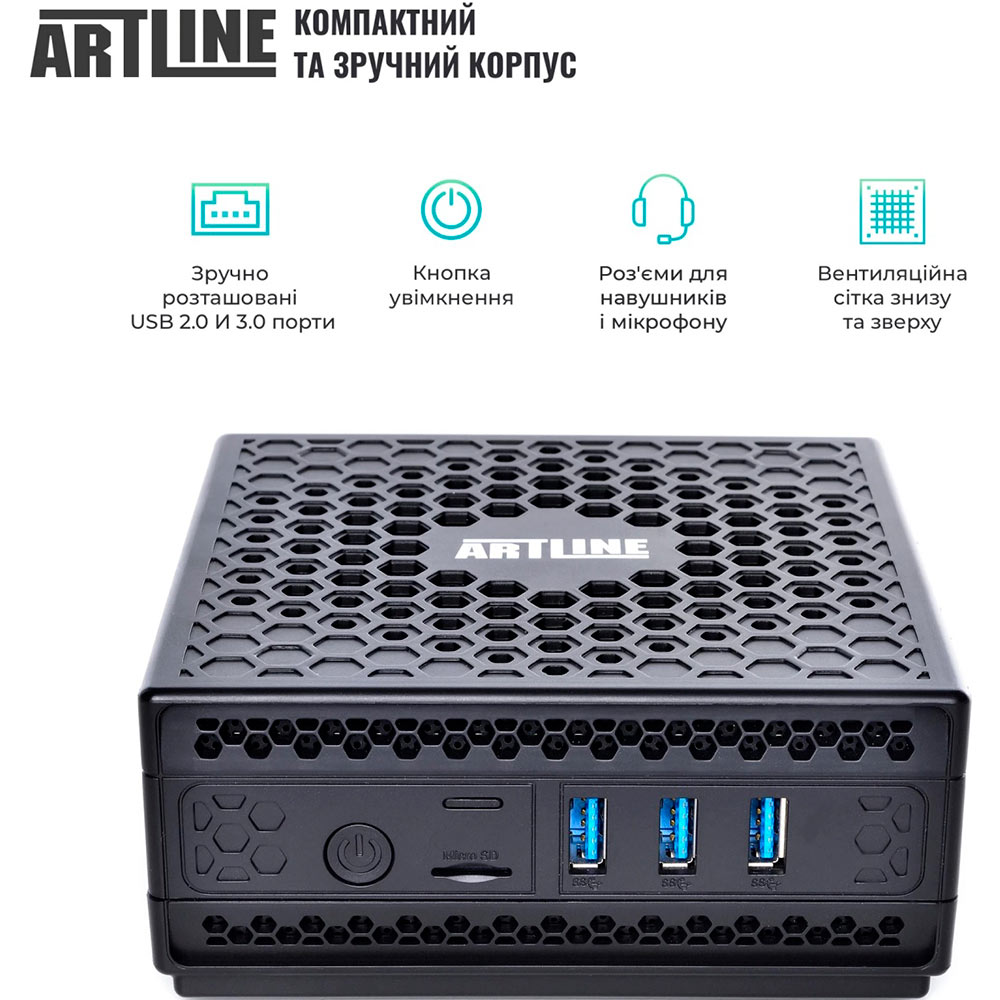 В интернет магазине Неттоп ARTLINE Business B14 Windows 11 Pro (B14v14Win+B24F75-VA)