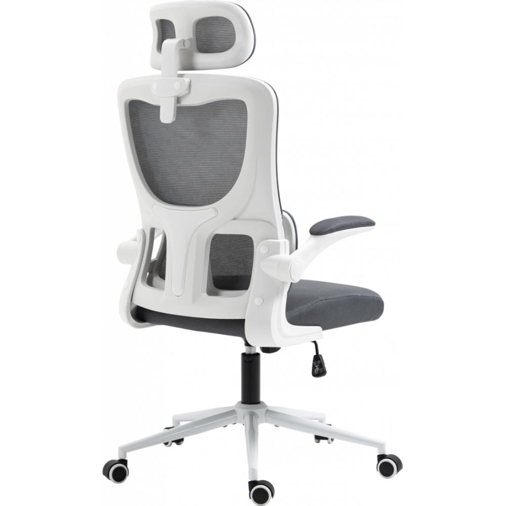 Зовнішній вигляд Крісло GT RACER X-5728 White/Gray