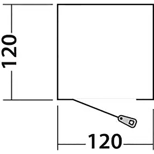 В Фокстрот Палатка техническая EASY CAMP Little Loo Granite Grey (120427)