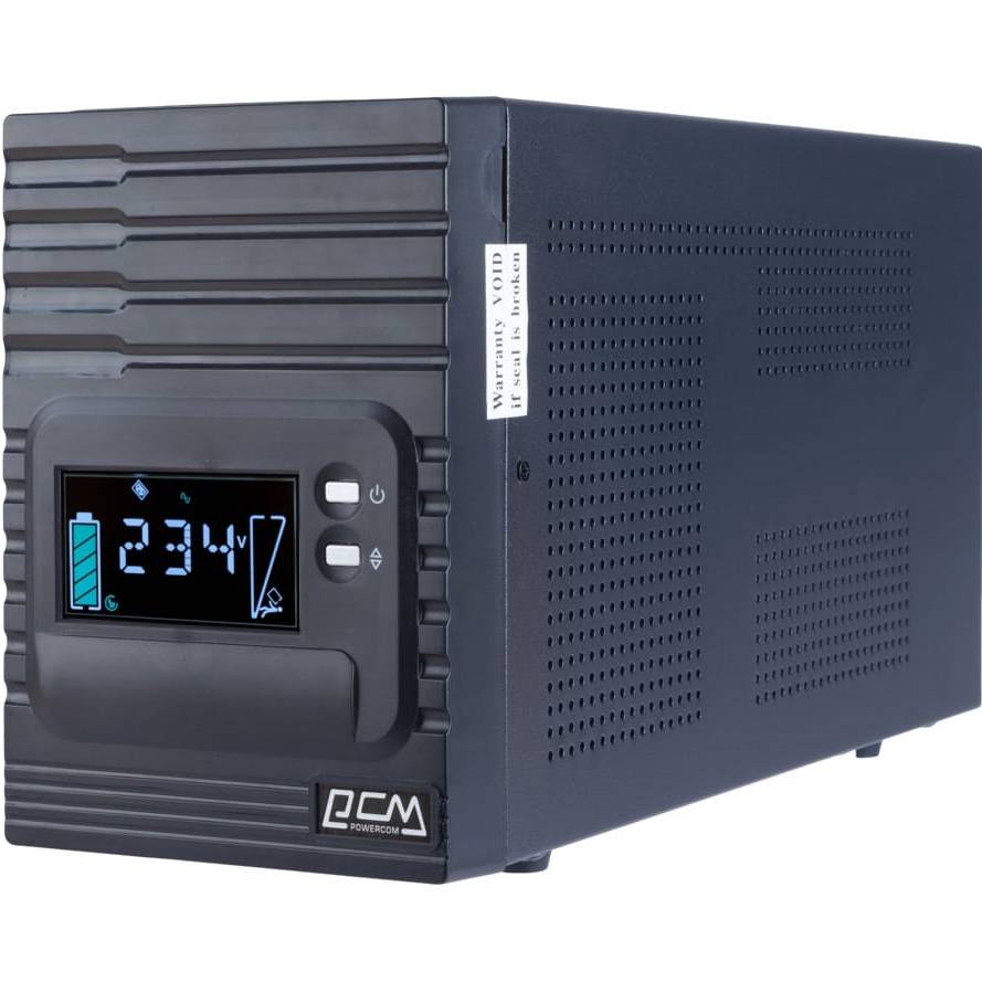 ИБП POWERCOM SPT-1000-II LCD 800W IEC (SPT.1000.II.LCD) Мощность 1000