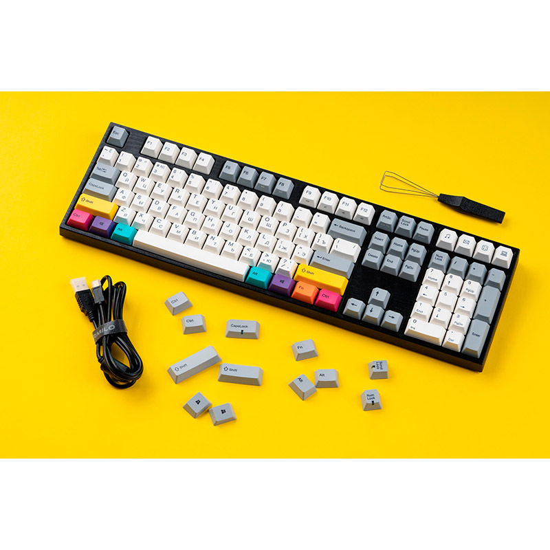 В Україні Клавіатура VARMILO VEA108 CMYK Cherry Mx Brown EN/UKR (A26A024D3A3A17A007)