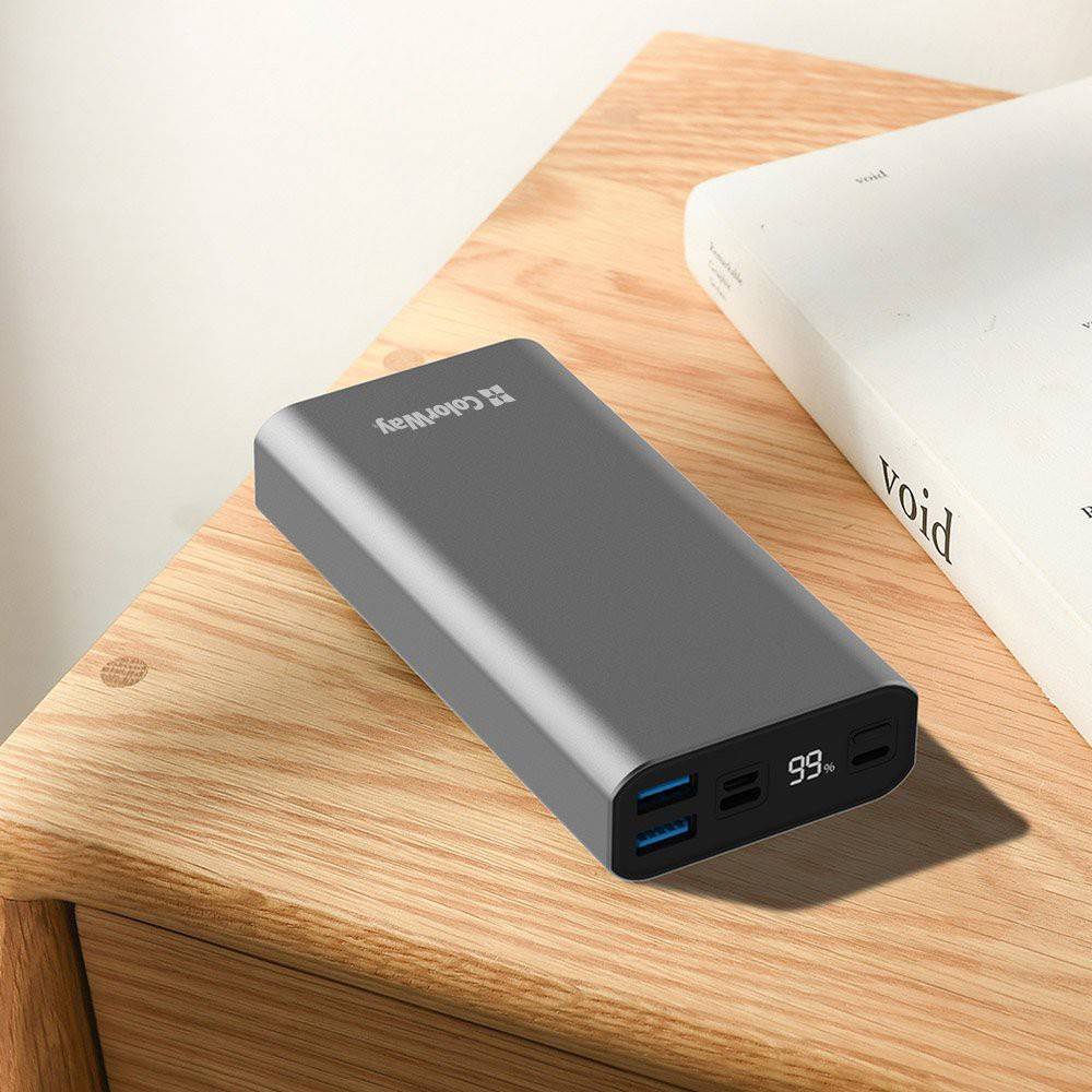 Огляд Powerbank COLORWAY 20000 mAh Full Gray (CW-PB200LPH3GR-PDD)