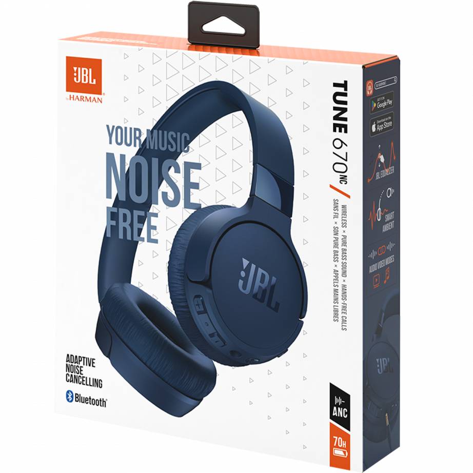 В інтернет магазині Гарнітура JBL TUNE 670NC Blue (JBLT670NCBLU)