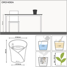 Кашпо LECHUZA Orchidea 20 White (13960)
