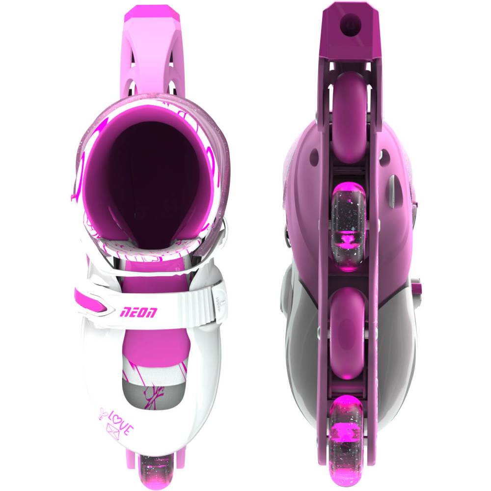 Ролики NEON INLINE SKATES Pink розмір 30-33 (NT07P4) Діаметр коліс 65