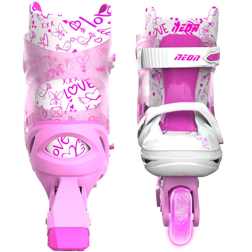 Ролики NEON INLINE SKATES Pink размер 34-38 (NT08P4) Вид детский