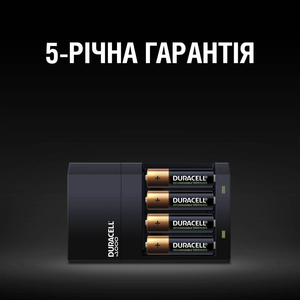 Внешний вид Зарядное устройство DURACELL CEF14 + 2AA1300 + 2AAА750 (5000551)