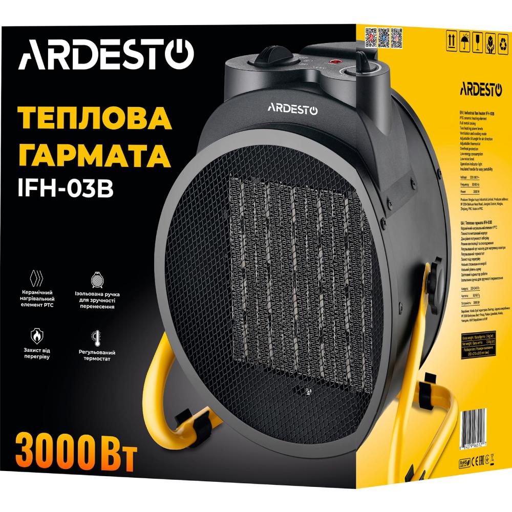 Внешний вид Тепловая пушка ARDESTO IFH-03B