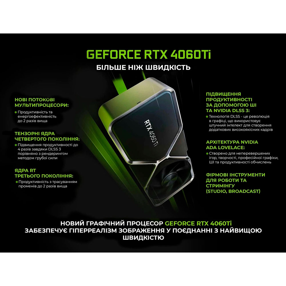 Моноблок ARTLINE Gaming G79 Windows 11 Home (G79v59Win) Роздільна здатність 2560 х 1440