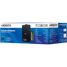 Газова колонка ARDESTO X2 10 л/хв 20 кВт (TFGBH-10B-X2-BLACK)