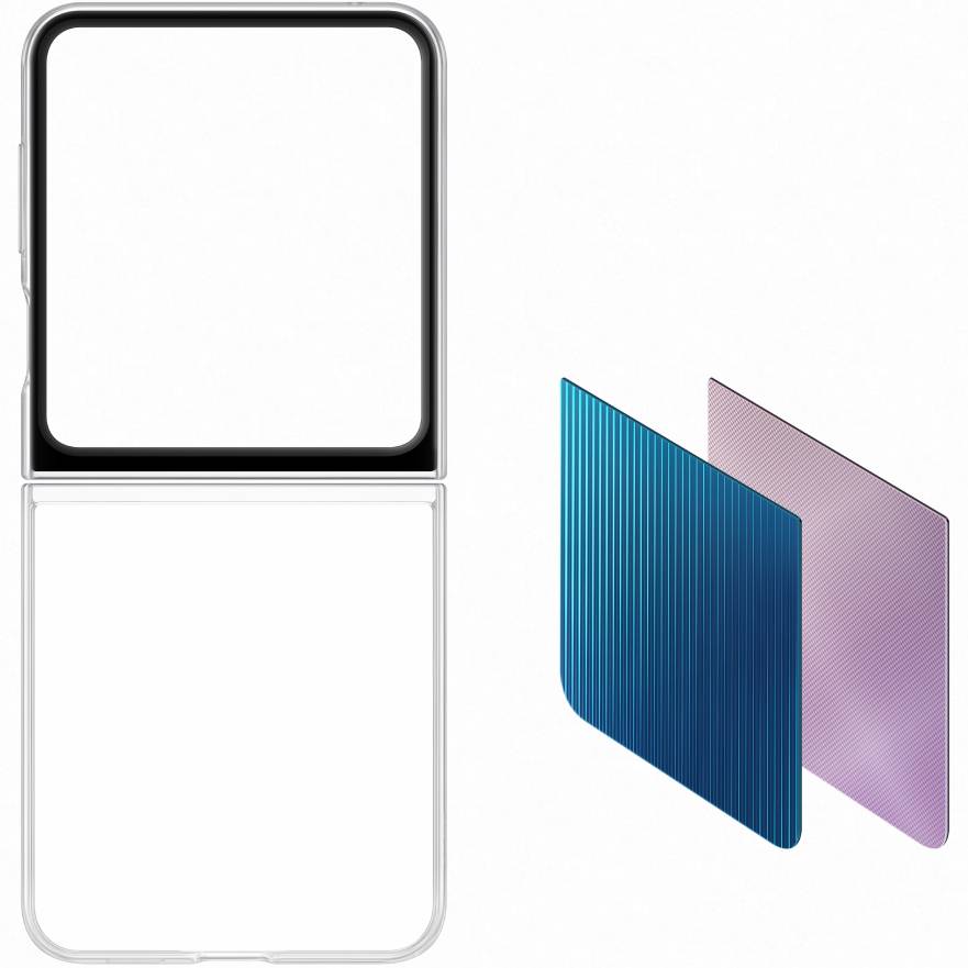 Чехол SAMSUNG для Galaxy Flip 5 Smart UX Case Transparent (EF-ZF731CTEGUA) Цвет прозрачный