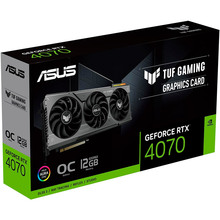 Відеокарта ASUS RTX 4070 TUF OC GAMING 12GB GDDR6X (TUF-RTX4070-O12G-GAMING)