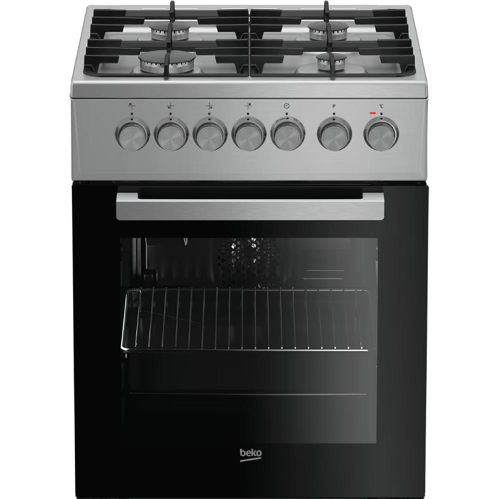 Плита комбінована BEKO FSE 52130 DX Тип варильної поверхні газова