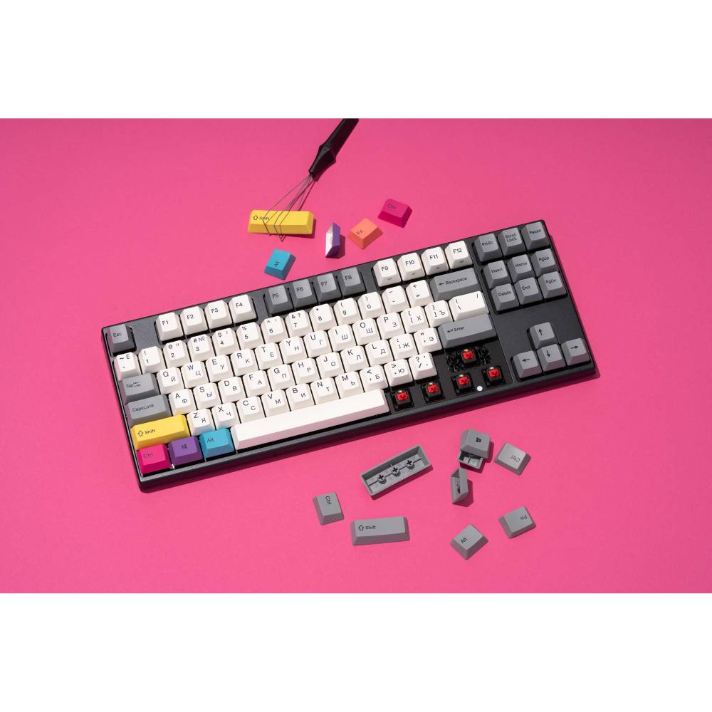 Огляд Клавіатура VARMILO VEM87 CMYK EC V2 Sakura Black (A33A024A9A3A17A007)