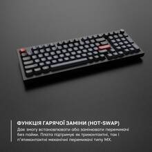 Клавиатура KEYCHRON Q5 Gateron G PRO Red USB-A RGB Blue (Q5O1Z_KEYCHRON)