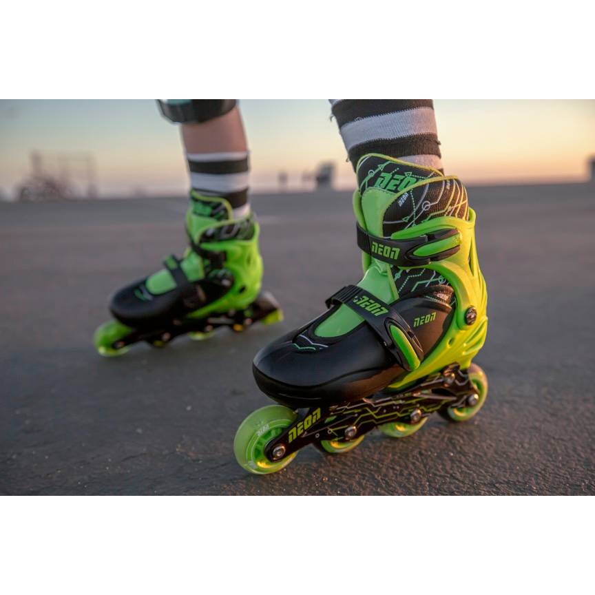 У Фокстрот Ролики NEON COMBO SKATES Green (NT09G4)