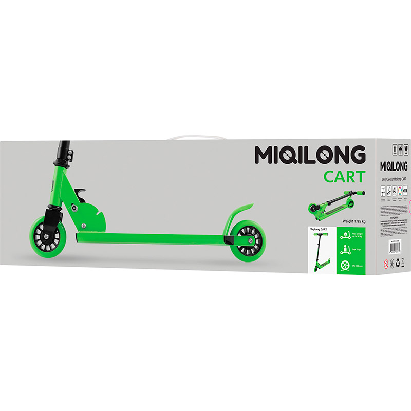 Огляд Самокат MIQILONG Cart Green (CART-100-GREEN)