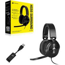 Гарнитура Corsair HS55 Surround Headset Carbon (CA-9011265-EU)