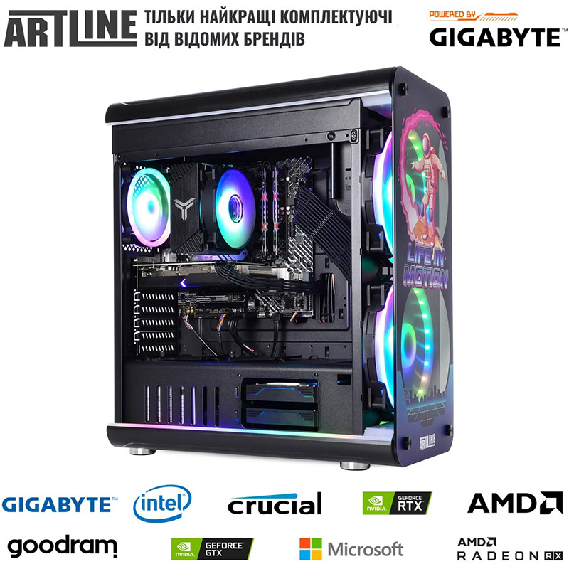 Обзор Компьютер ARTLINE Overlord NEONv80 Gigabyte Edition(NEONv80GB)