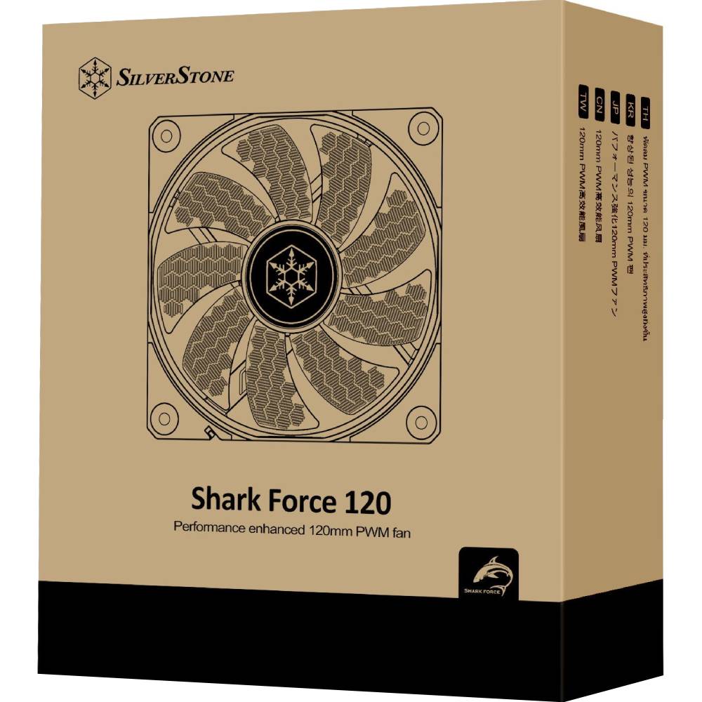 В Фокстрот Кулер корпусный SILVERSTONE Shark Force SF120B (SST-SF120B)