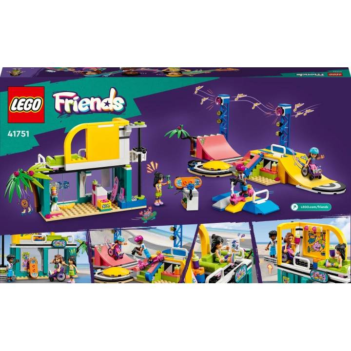 В Украине Конструктор LEGO Friends Скейт-парк 431 деталь (41751)