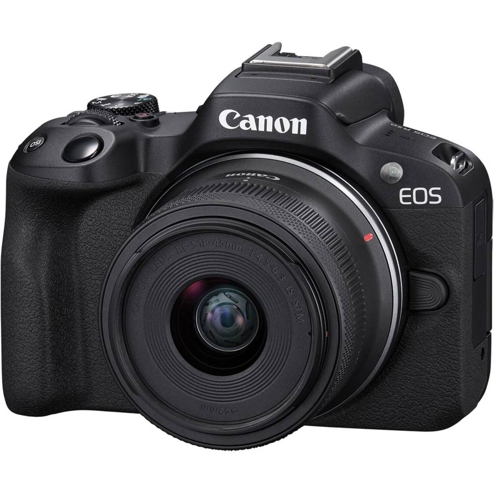 Огляд Фотоапарат CANON EOS R50 + RF-S 18-45 IS STM + RF-S 55-210 IS STM Black (5811C034)