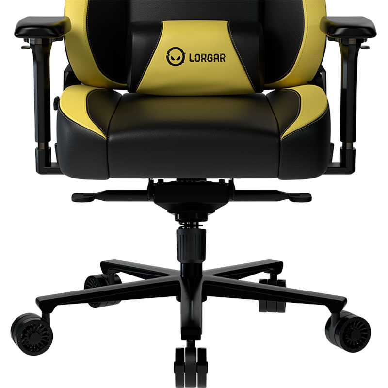 Кресло LORGAR Base 311 Black Yellow (LRG-CHR311BY) Вторичный цвет желтый