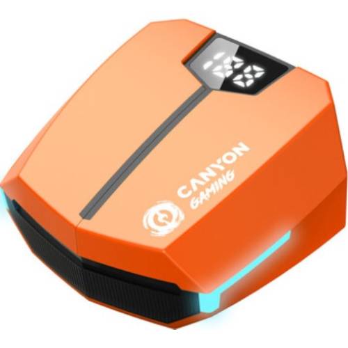 Гарнитура CANYON Doublebee GTWS-2 Gaming Orange (CND-GTWS2O) Акустическое оформление закрытые