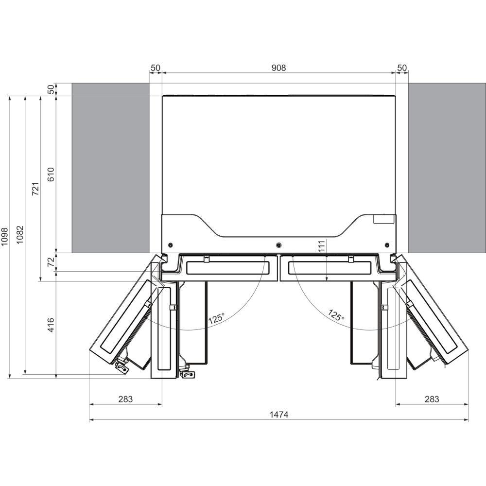 Холодильник GORENJE NRM918FUX (HZSF67982) Размораживание морозильной камеры No Frost