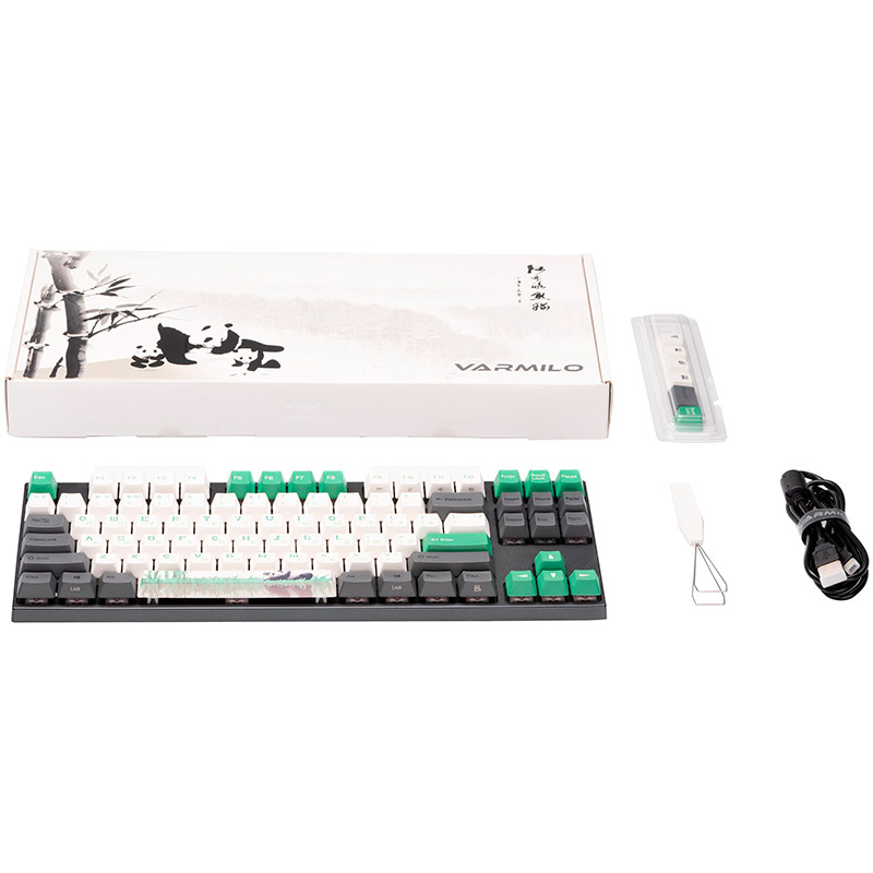 Обзор Клавиатура VARMILO VEM87 Panda R2 EC V2 Ivy EN/UKR (A33A029B1A3A17A026)