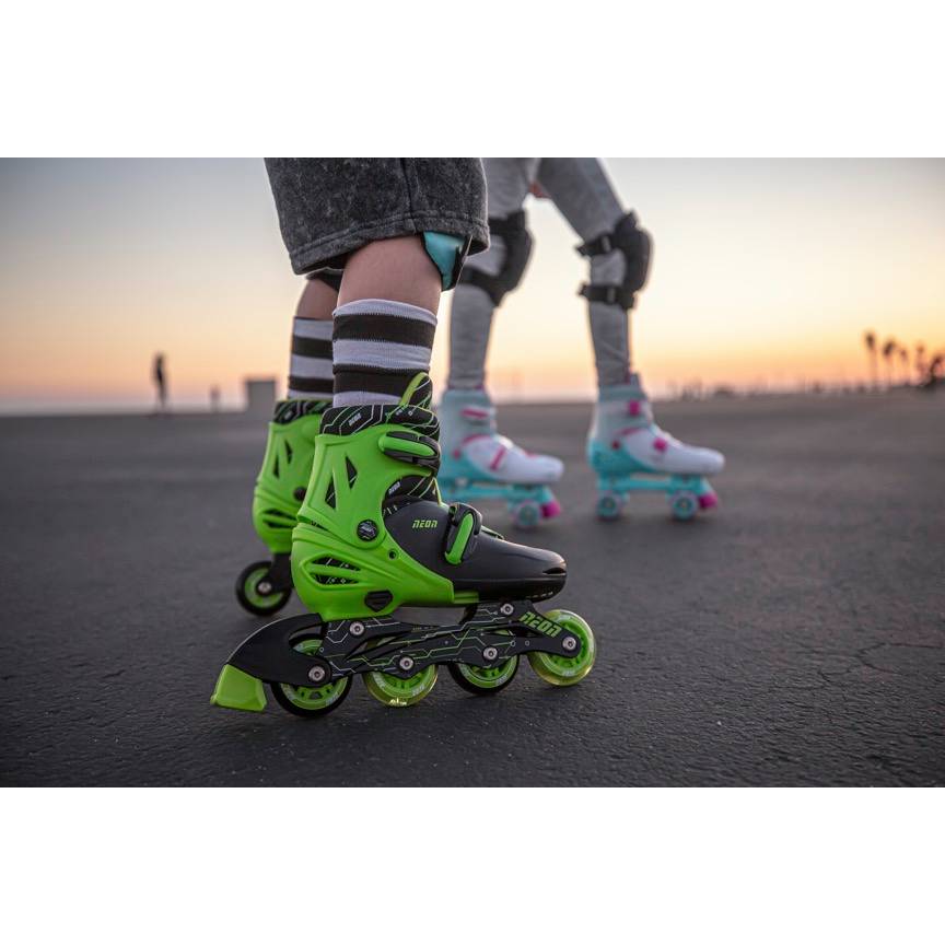 Огляд Ролики NEON COMBO SKATES Green (NT09G4)