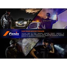 Тактическая ручка с фонариком FENIX T6 Black (T6-Black)